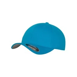 Шапка с козирка в морско синьо Flexfit Wooly Combed 