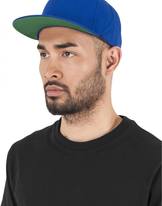 Шапка с козирка в синьо Classic 5 Panel Snapback, Шапки с козирка - Hoodstyle.bg