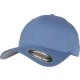 Шапка с козирка в синьо Flexfit Wooly Combed, Шапки с козирка - Hoodstyle.bg