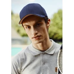 Шапка с козирка в синьо Flexfit Wooly Combed