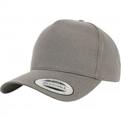 Шапка с козирка в сиво 5-Panel Curved Classic Snapback 