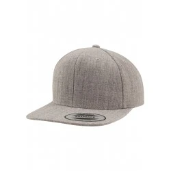 Шапка с козирка в сиво Classic Snapback 