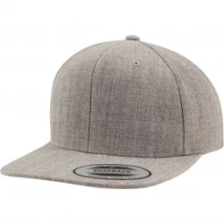 Шапка с козирка в сиво Classic Snapback 