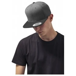 Шапка с козирка в сиво Classic Snapback 2-Tone 