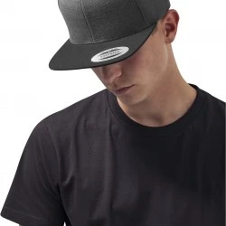Шапка с козирка в сиво Classic Snapback 2-Tone 