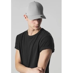 Шапка с козирка в сиво Flexfit Delta