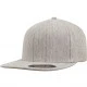 Шапка с козирка в сиво Flexfit Flat Visor, Шапки с козирка - Hoodstyle.bg