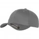 Шапка с козирка в сиво Flexfit Wooly Combed, Шапки с козирка - Hoodstyle.bg