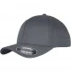 Шапка с козирка в сиво Flexfit Wooly Combed, Шапки с козирка - Hoodstyle.bg