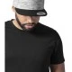 Шапка с козирка в сиво Stripes Melange Crown Snapback, Шапки с козирка - Hoodstyle.bg