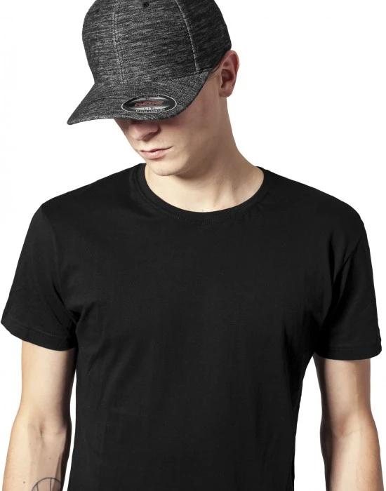Шапка с козирка в сиво Twill Knit Flexfit, Шапки с козирка - Hoodstyle.bg