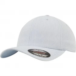 Шапка с козирка в светлосин цвят Flexfit Pastel Melange Cap 
