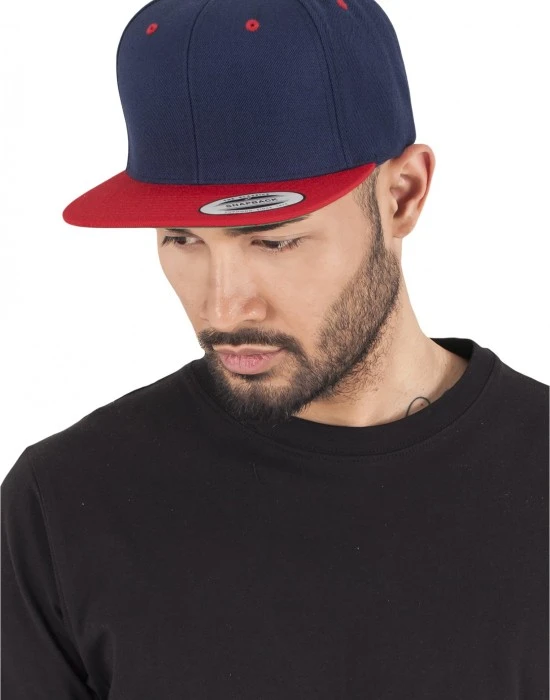 Шапка с козирка в тъмносиньо Mister Tee Classic Snapback 2-Tone, Шапки с козирка - Hoodstyle.bg