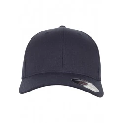 Шапка с козирка в тъмносиньо Flexfit Wool Blend 