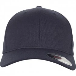 Шапка с козирка в тъмносиньо Flexfit Wool Blend 