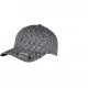 Шапка с козирка в тъмносиво Stripes Melange Flexfit, Шапки с козирка - Hoodstyle.bg