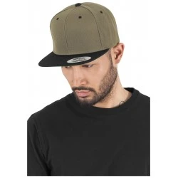 Шапка с козирка в цвят маслина Mister Tee Classic Snapback 2-Tone 
