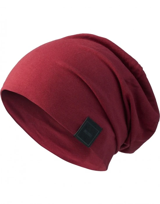 Зимна тъмночервена шапка бийни MSTRDS Beanie maroon, Шапки бийнита - Hoodstyle.bg