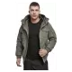 Мъжко яке с качулка в цвят маслина Brandit Bronx, Зимни якета - Hoodstyle.bg
