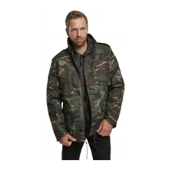 Мъжко премиум яке в камуфлаж Brandit M65 woodland