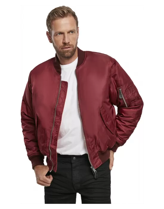 Мъжко яке бомбър в червен цвят Brandit MA1, Бомбъри - Hoodstyle.bg