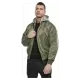 Мъжки бомбър с качулка в цвят маслина Brandit MA1, Бомбъри - Hoodstyle.bg