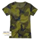 Дамска тениска в камуфлажен десен Brandit swedish camo M90, Блузи и Ризи - Hoodstyle.bg
