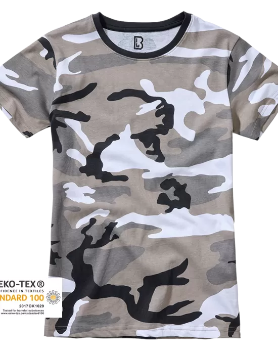 Дамска тениска в камуфлажен десен Brandit urban, Блузи и Ризи - Hoodstyle.bg