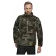 Мъжко яке от плюшен полар в камуфлаж Brandit woodland, Зимни якета - Hoodstyle.bg
