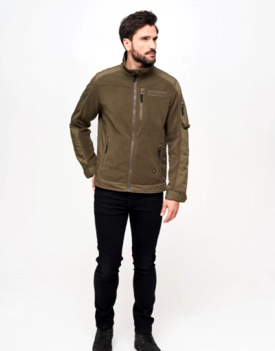 Мъжко яке в цвят камел Brandit Fleece Ripstop, Пролет / Есен - Hoodstyle.bg