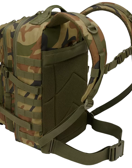 Туристическа раница камуфлаж 40 л. Brandit US Cooper Large woodland, Раници - Hoodstyle.bg