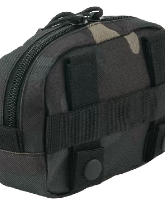 Компактен несесер в камуфлажен цвят Brandit Molle darkcamo, Чанти и Раници - Hoodstyle.bg