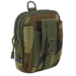 Функционална мини чанта в камуфлажен цвят Molle woodland