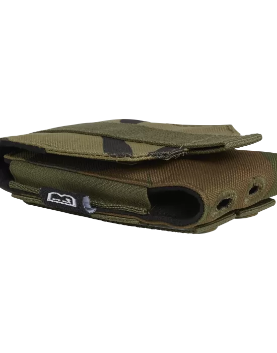 Калъф за телефон в камуфлажен цвят Molle Medium woodland, Чанти и Раници - Hoodstyle.bg