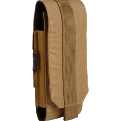 Калъф за телефон в цвят камел Molle Large