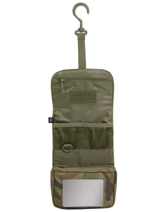Практичен несесер в камуфлаж Brandit Toiletry Medium woodland, Чанти - Hoodstyle.bg