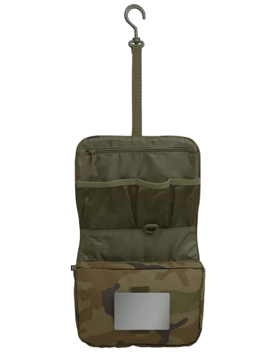 Практичен несесер в камуфлажен цвят Brandit Toiletry woodland, Чанти - Hoodstyle.bg