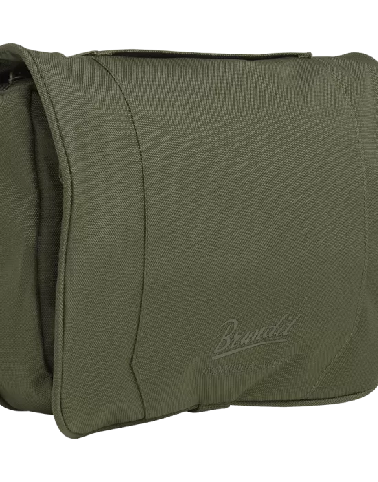 Практичен несесер в тъмнозелен цвят Brandit Toiletry, Чанти - Hoodstyle.bg