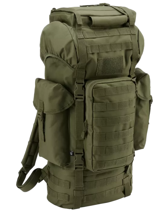 Туристическа раница в цвят маслина 66 л. Brandit Combat Molle, Раници - Hoodstyle.bg