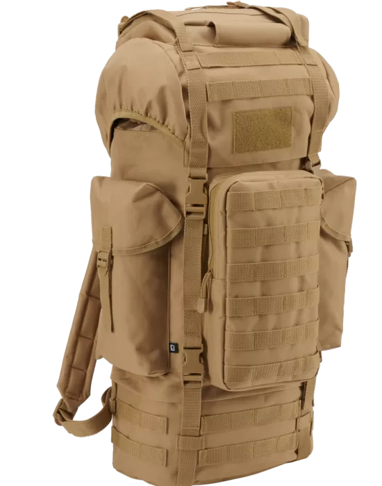 Туристическа раница в бежов цвят 66 л. Brandit Combat Molle camel, Раници - Hoodstyle.bg