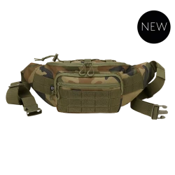 Чанта за кръста камуфлаж Brandit Molle woodland