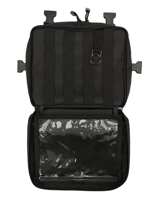 Тактическа чанта нагръдник в черно Brandit US Cooper Chest, Чанти - Hoodstyle.bg