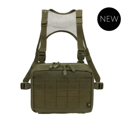 Тактическа чанта нагръдник в тъмнозелено Brandit US Cooper Chest
