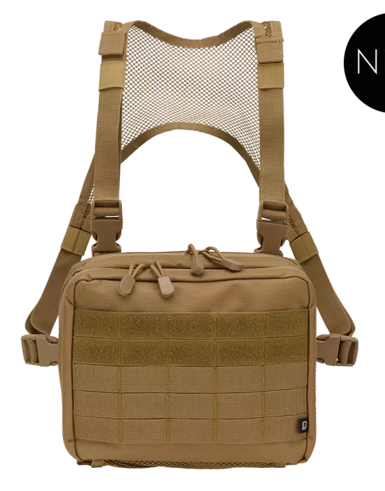 Тактическа чанта нагръдник в бежово Brandit US Cooper Chest, Чанти - Hoodstyle.bg