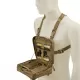 Тактическа чанта нагръдник в черно Brandit US Cooper Chest, Чанти - Hoodstyle.bg
