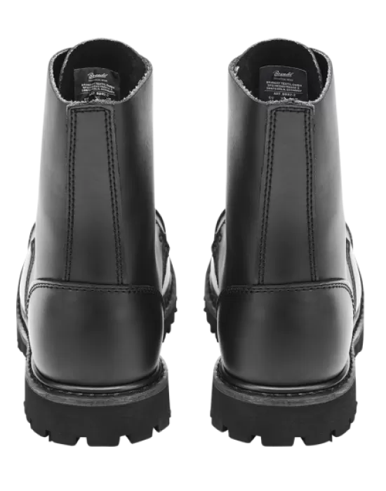 Черни кубинки естествена кожа Brandit Phantom 10 Eyelet, Обувки - Hoodstyle.bg