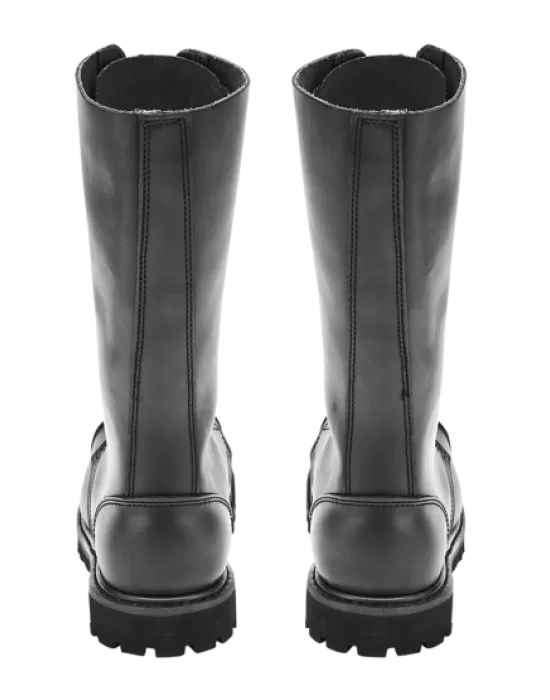 Високи черни кубинки естествена кожа Brandit Phantom 20 Eyelet, Обувки - Hoodstyle.bg