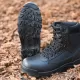 Тактически кубинки естествена кожа в черно Brandit 9 Eyelet, Обувки - Hoodstyle.bg