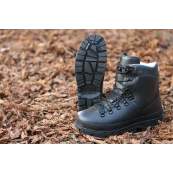 Черни кубинки естествена кожа Brandit Bergschuh