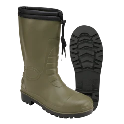 Зимни гумени ботуши в тъмнозелено Brandit Rain Boots Winter
